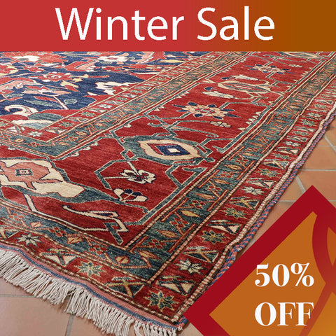 Handmade Afghan Kazak carpet - WS309016
