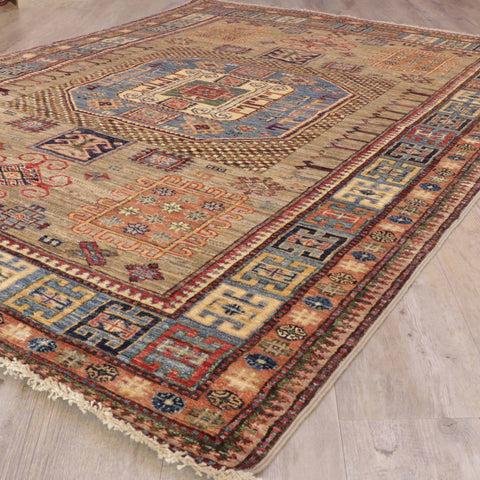 Handmade fine Afghan Kazak rug - 30924258