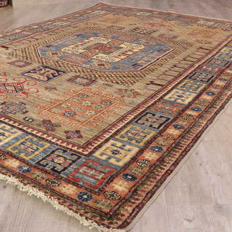 Handmade fine Afghan Kazak rug - 30924258