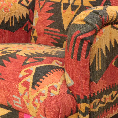 Handmade Turkish kilim Howard Chair - 30924321