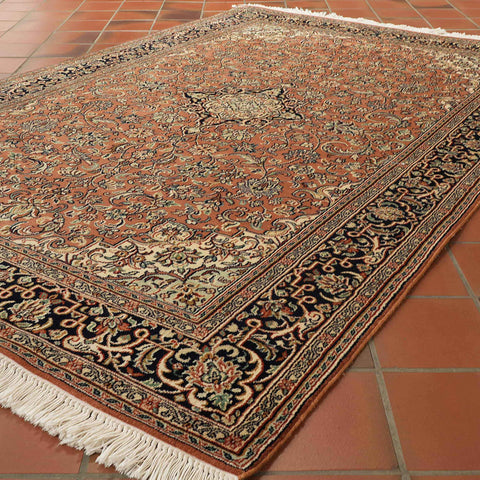 Handmade fine Kashmir silk rug - 30924520