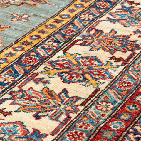 Handmade fine Afghan Kazak carpet - 309585