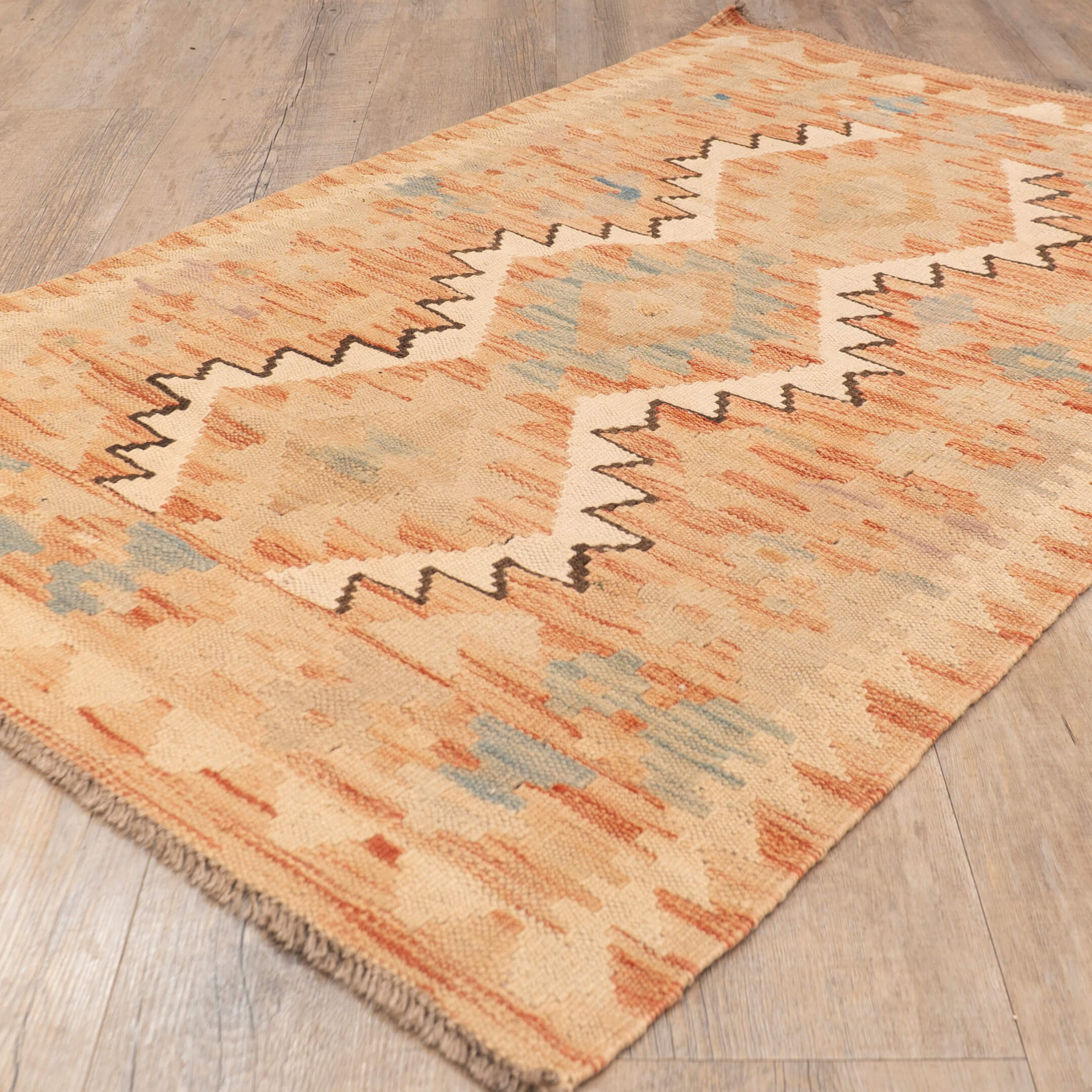 Handmade washed Afghan Kilim - 309653
