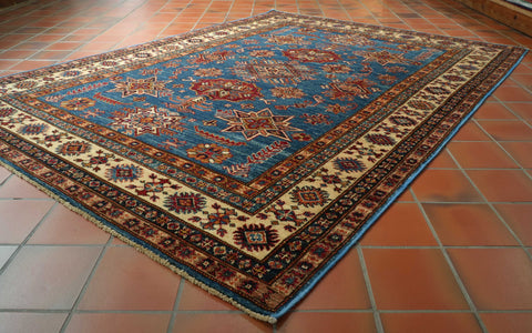 Handmade fine Afghan Kazak rug - 30924655