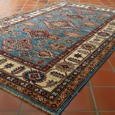 Handmade fine Afghan Kazak rug - 30924656