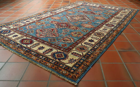 Handmade fine Afghan Kazak rug - 30924656