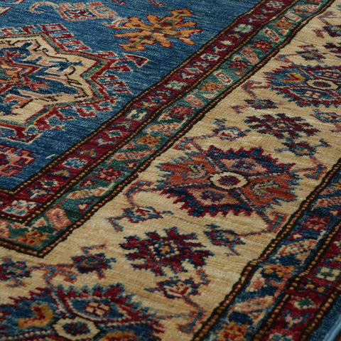 Handmade fine Afghan Kazak carpet - 30924657