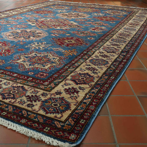 Handmade fine Afghan Kazak carpet - 30924657