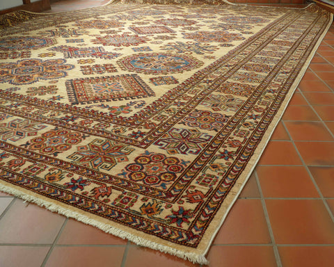 Handmade Afghan Kazak carpet - 30924658