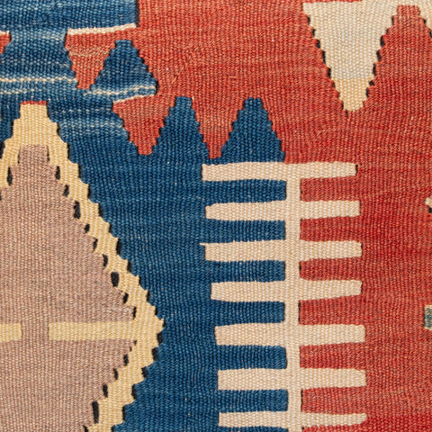 Large Handmade Turkish kilim cushion - 309673-N