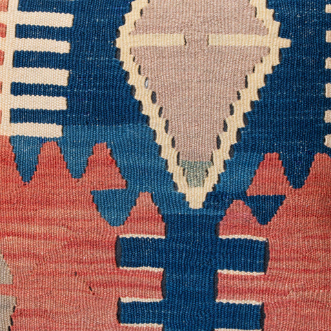 Large Handmade Turkish kilim cushion - 309673-T