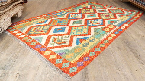 Handmade Afghan Kilim - 309703
