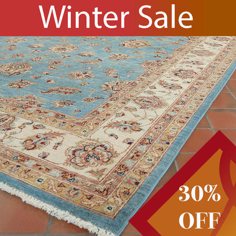 Handmade Fine Afghan Ziegler carpet - WS309816