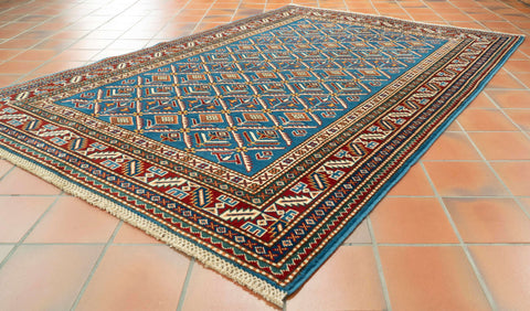 Handmade fine Afghan Kazak rug - 309824