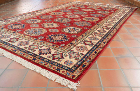 Handmade fine Afghan Kazak rug - 309830