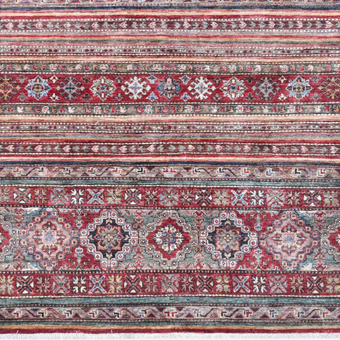 Handmade Afghan Kharjeen carpet - ENR309843