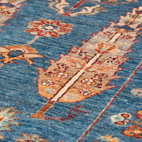 Handmade Afghan Sultani short runner - 309864