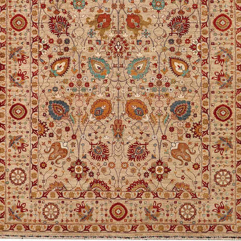 Handmade Afghan Sultani rug - ENR309234