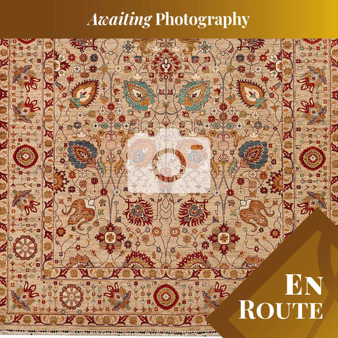 Handmade Afghan Sultani rug - ENR309234