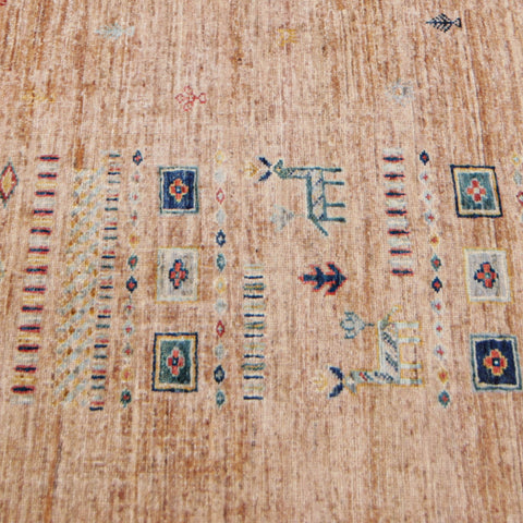 Handmade fine Afghan Loribaft rug - ENR309872