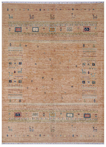 Handmade fine Afghan Loribaft rug - ENR309872