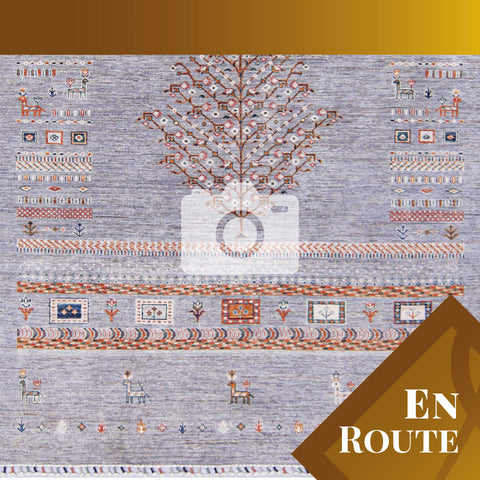Handmade fine Afghan Loribaft rug - ENR309874