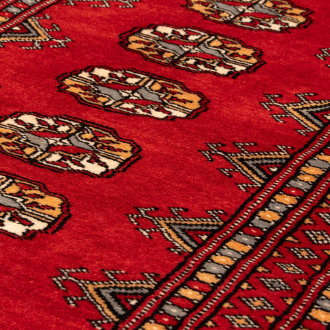 Handmade Pakistan Bokhara short runner - 309916