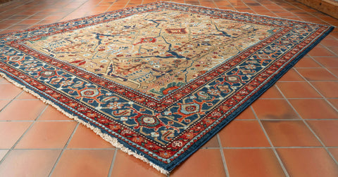 Handmade Afghan Choeb Rang square rug - 309931
