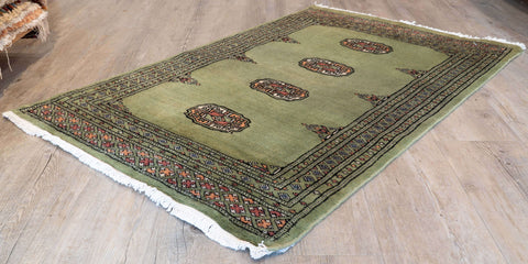 Handmade Pakistan Bokhara rug - 309951