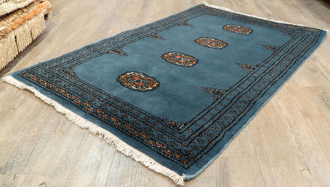 Handmade Pakistan Bokhara rug - 309953