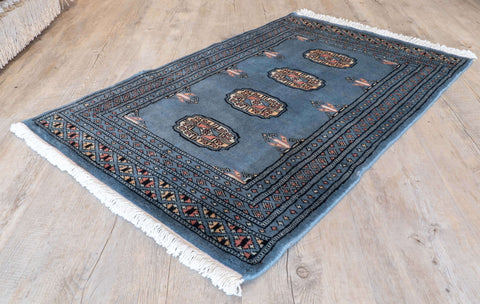 Handmade Pakistan Bokhara rug - 309957