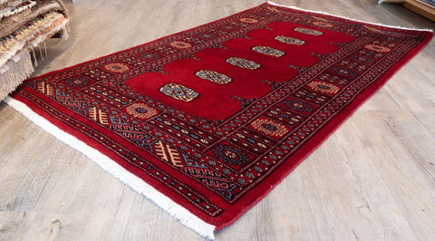Handmade Pakistan Bokhara rug - 309987