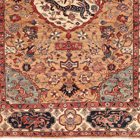 Handmade Afghan Choeb Rang carpet - ENR309997