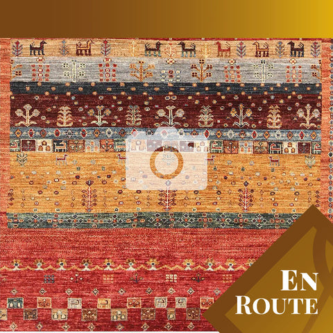 Handmade Afghan Loribaft rug - ENR310057
