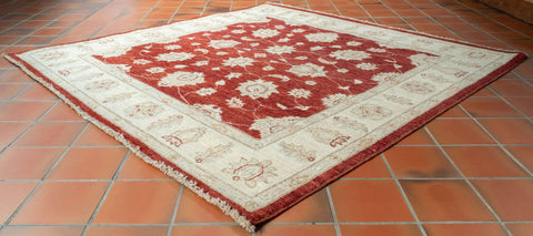 Handmade Afghan Ziegler square rug - 310106