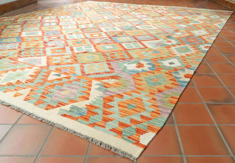 Handmade Afghan Kilim - 310160