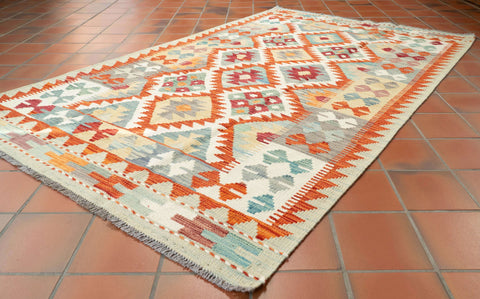Handmade Afghan Kilim - 310180