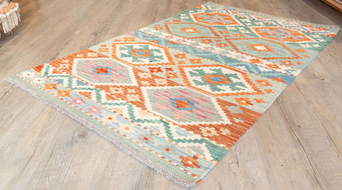 Handmade Afghan Kilim - 310195