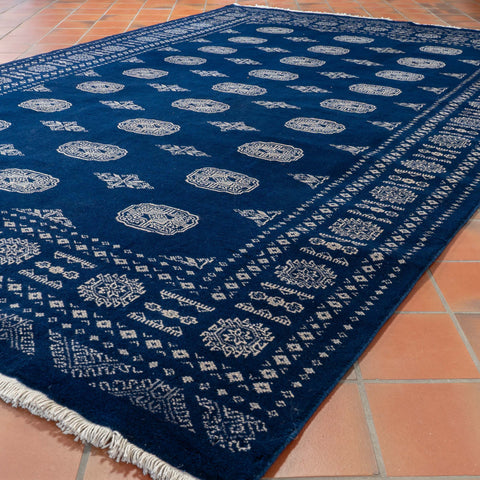 Handmade Pakistan Bokhara rug - 310383