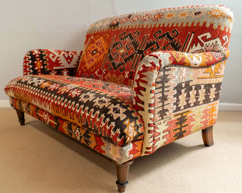 Handmade Turkish kilim two seater sofa - 310430