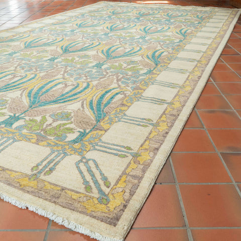 Handmade Arts and Craft Afghan carpet - 310437