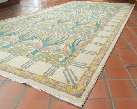 Handmade Arts and Craft Afghan carpet - 310437