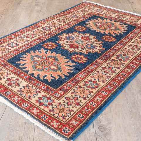Handmade fine Afghan Kazak rug - 310459