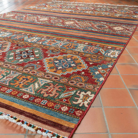Handmade Afghan Kharjeen carpet - 310473