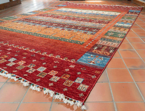 Handmade Afghan Loribaft carpet - 310474
