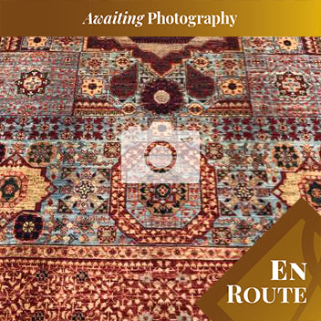 Handmade fine Afghan Mamluk rug - ENR306433