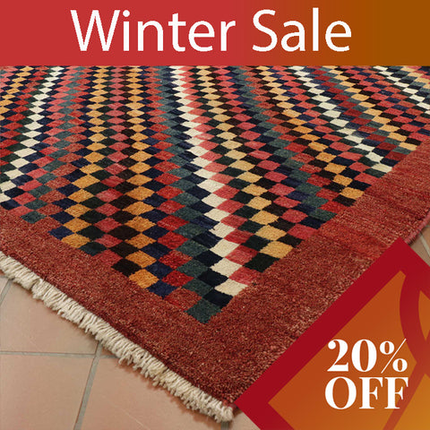 Handmade Oriental Gabbeh rug - TR30925014