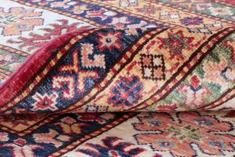 Fine handmade Afghan Kazak carpet - 28425953