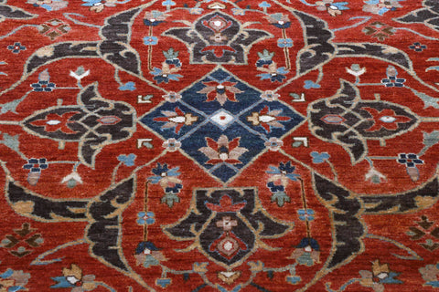 Handmade Indo Ushak carpet - 29524637