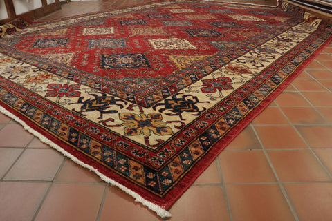 Handmade Afghan Kazak carpet - 29524879